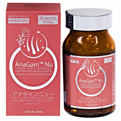 Yotsuba Japan (Enhel) AnaGain Nu Биологически активная добавка для роста волос и ногтей