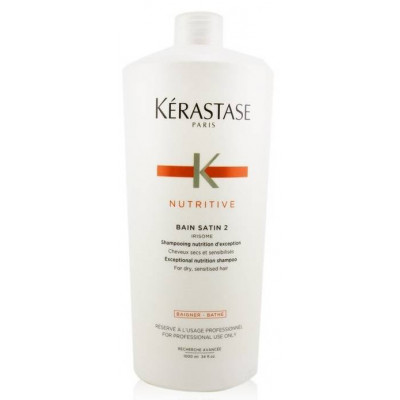 Kerastase Nutritive Satin 2 Шампунь питательный для поврежденных волос 1000 мл