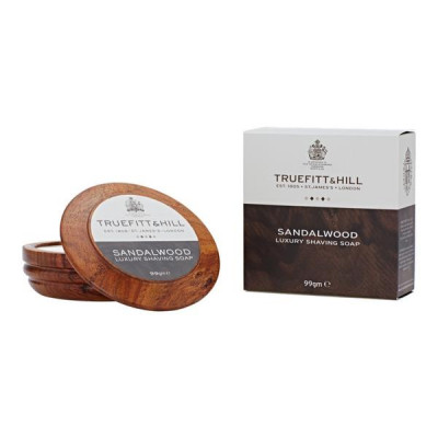 Truefitt&Hill Sandalwood Люкс-мыло для бритья (в деревянной чаше) 99 г