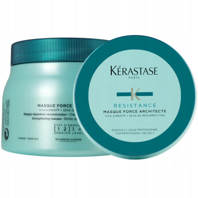 Kerastase Resistance Masque Force Architecte Маска для ослабленных тонких волос, степень поврежденности (1-2) 500 мл