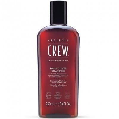 American CREW Daily Silver Shampoo Шампунь для седых волос ежедневный 250 мл