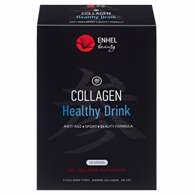 Enhel beauty Collagen Healthy Drink Коллаген в желе со вкусом манго 15 стиков