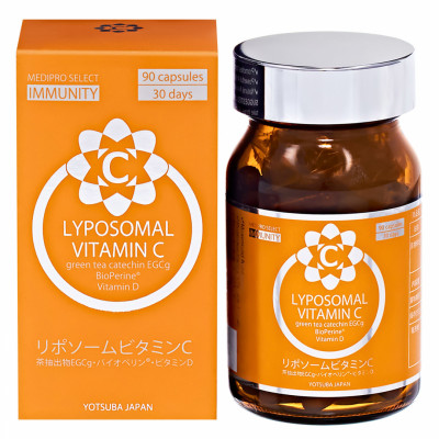 Yotsuba Japan (Enhel) Биологически активная добавка для иммунитета LYPOSOMAL VITAMIN C