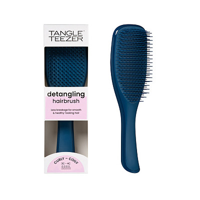 Tangle Teezer The Wet Detangler Щетка для распутывания влажных и сухих волос темно-синяя