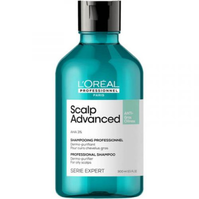 L'Oreal Expert Scalp Advanced Шампунь очищающий для жирной кожи головы 300 мл