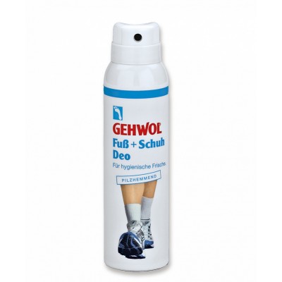 Gehwol Foot + Shoe Deodorant Дезодорант для ног и обуви с противогрибковым эффектом 150 мл