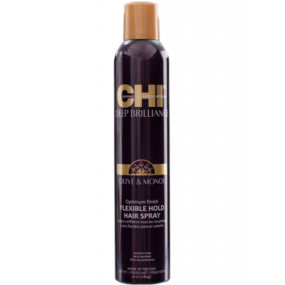 CHI Deep Brilliance Flex & Hold Hair Spray Лак подвижной фиксации 284 г