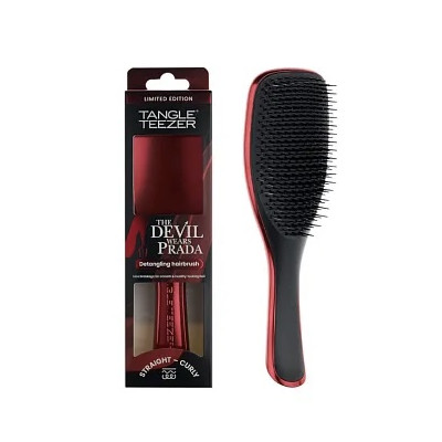 Tangle Teezer The Ultimate Chrome Щетка для распутывания влажных и сухих волос красно-черная