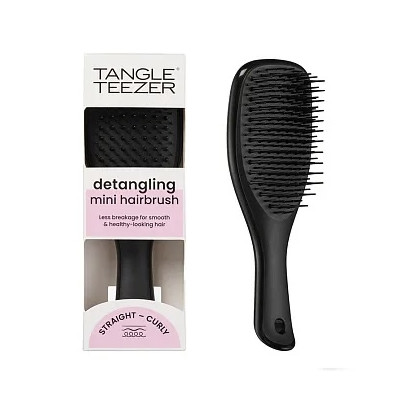 Tangle Teezer The Wet Detangler Mini Щетка для распутывания влажных, сухих волос черная