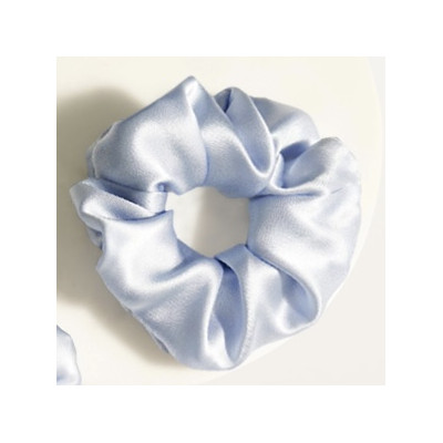 Ayris Silk Резинка широкая шелковая, серебристо-голубой, 1 шт.