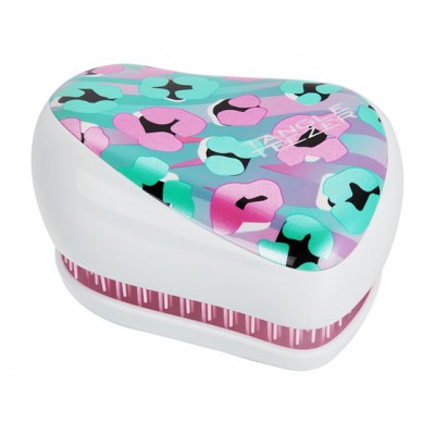 Tangle Teezer Compact Styler Ultra Pink Mint Щётка для распутывания волос леопард розово-бирюзовая