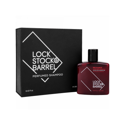 Lock Stock & Barrel Recharge Moisture Shampoo Шампунь для жестких волос в подарочной упаковке 250 мл