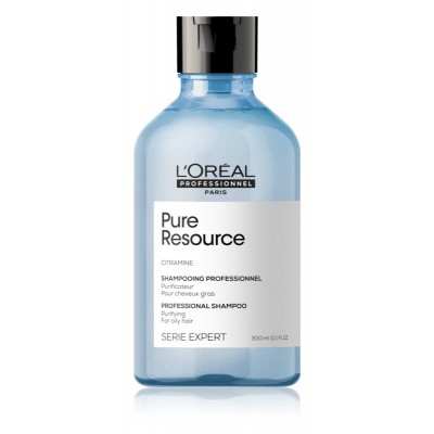 L'Oreal Expert Pure Resorce Шампунь очищающий для жирной кожи головы и нормальных волос 300 мл 