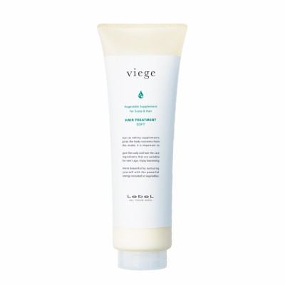 Lebel Viege Treatment Soft Маска для глубокого увлажнения и эластичности волос 240 мл