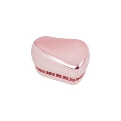 Tangle Teezer Compact Styler Pink Matte Chrome Щётка для распутывания волос пудрово-розовая хром