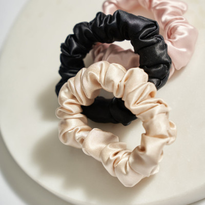 Ayris Silk Резинки средние шелковые, микс, 3 шт.