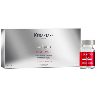 Kerastase Specifique Aminexil Курс для снижения риска выпадения и сохранения массы волос 10 ампул * 6 мл