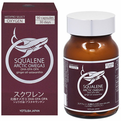 Yotsuba Japan (Enhel) Биологически активная добавка Сквален для усиления кровообращения и обогащения кислородом